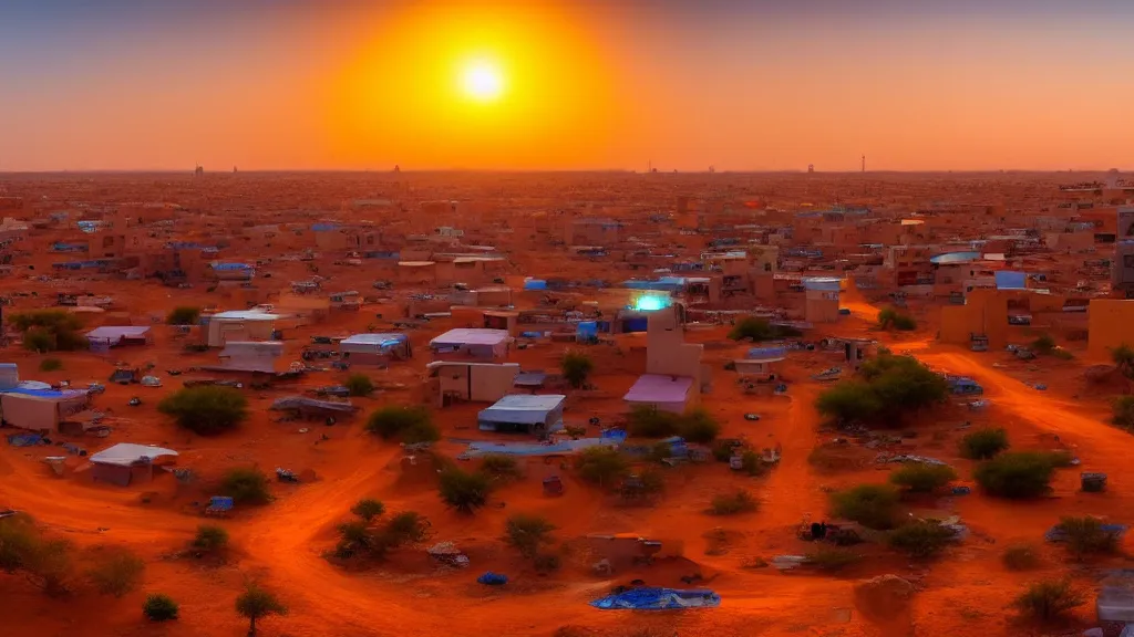 Agadez city overview