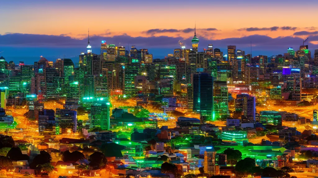 Auckland city overview