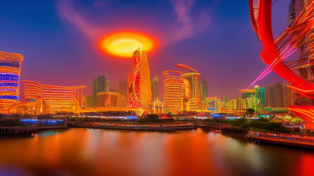 Fuyang city overview