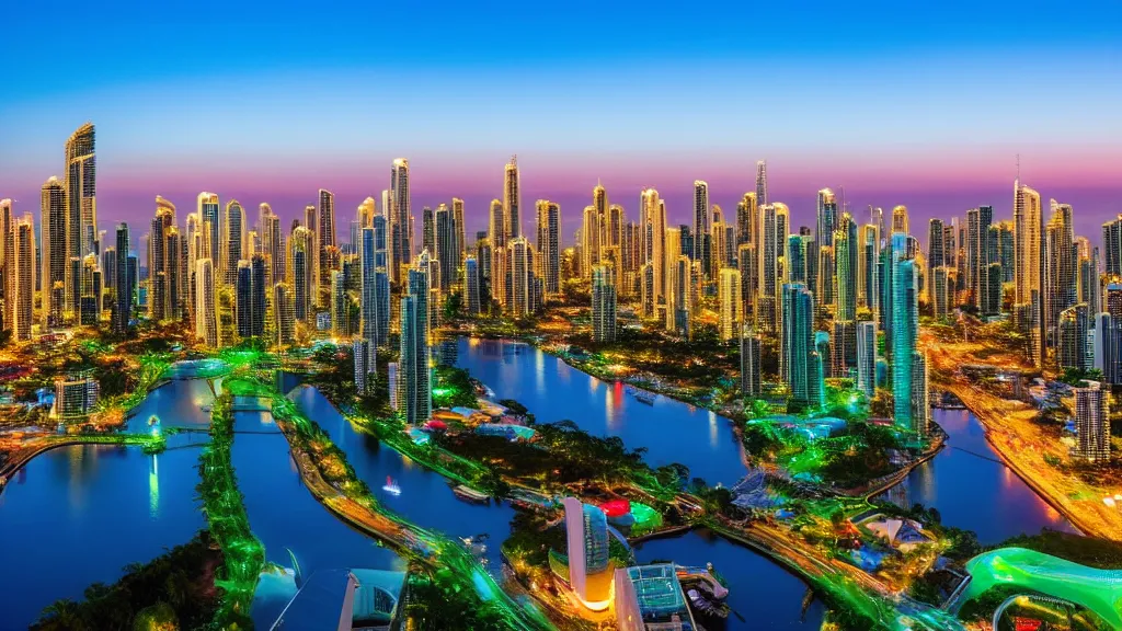 Gold Coast city overview