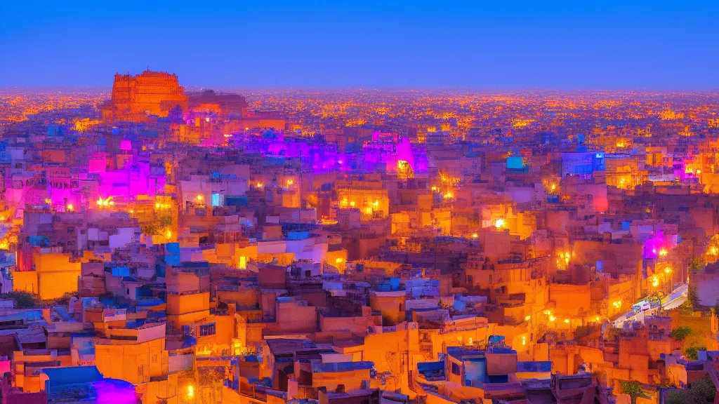 Jodhpur city overview