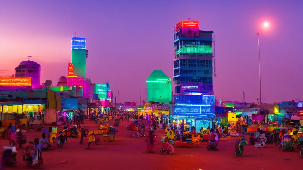 Kaolack city overview