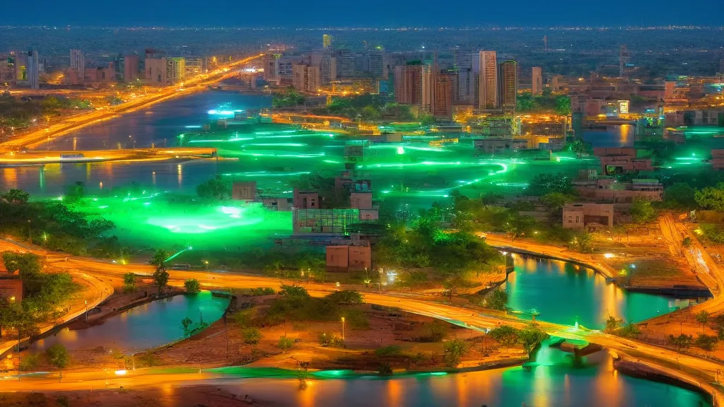 Khartoum city overview