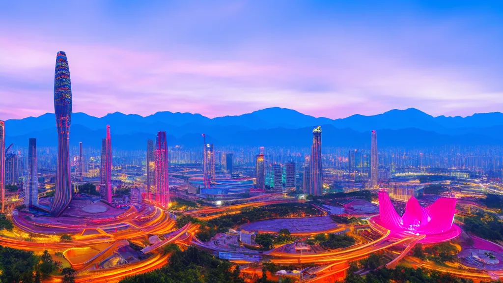 Kunming city overview