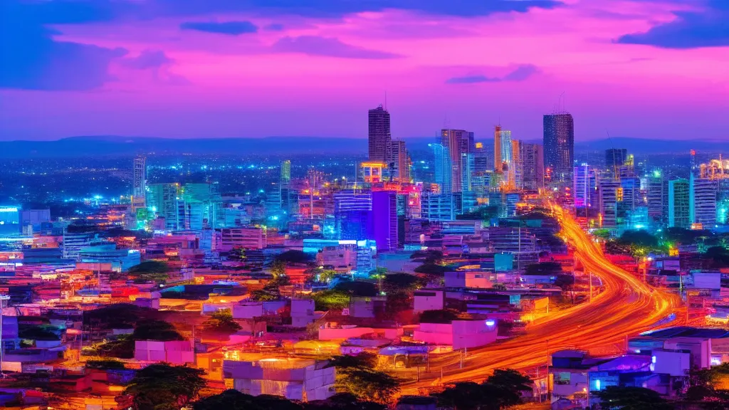 Managua city overview