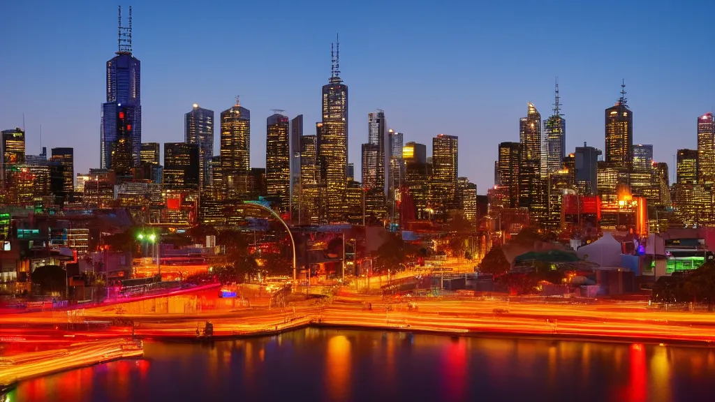 Melbourne city overview