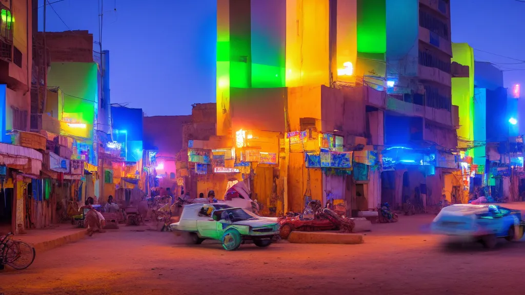 Mopti city overview