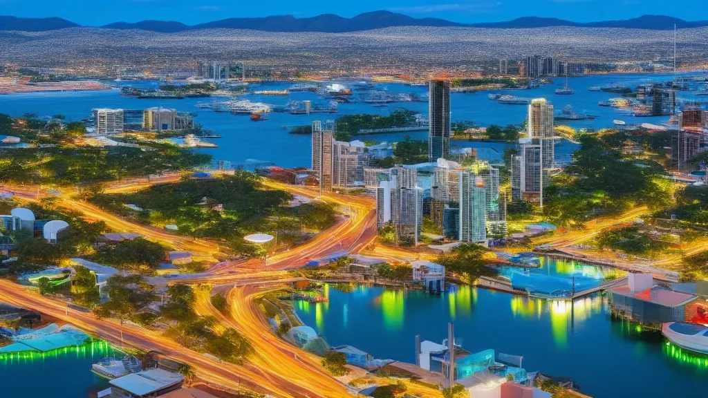 Townsville city overview