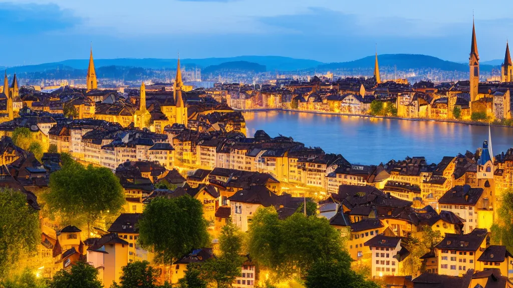 Zürich city overview